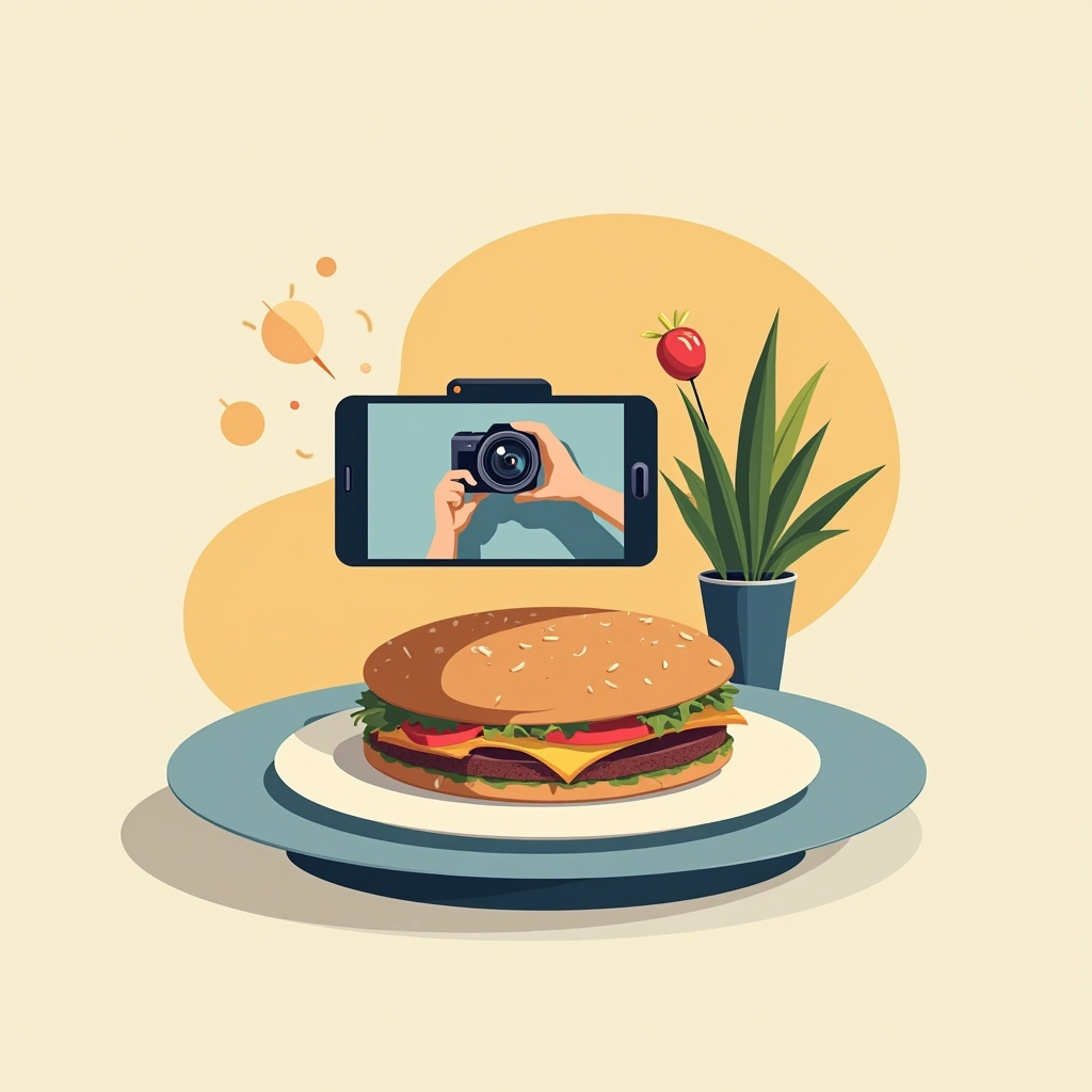 Social media food logging Image